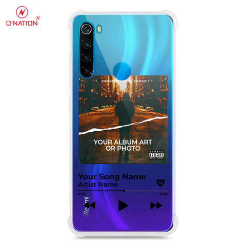 Xiaomi Redmi Note 8 Cover - Personalised Album Art Series - 4 Designs - Clear Phone Case - Soft Silicon Borders