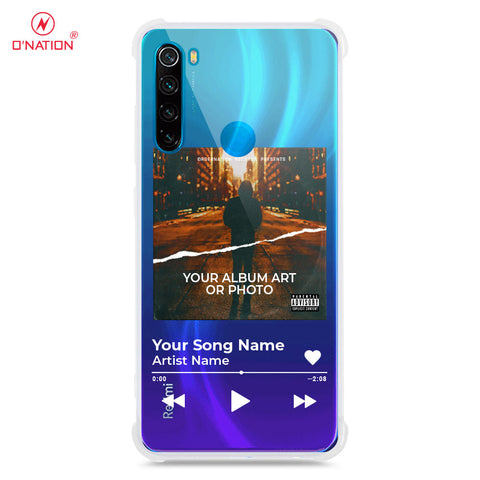 Xiaomi Redmi Note 8 Cover - Personalised Album Art Series - 4 Designs - Clear Phone Case - Soft Silicon Borders