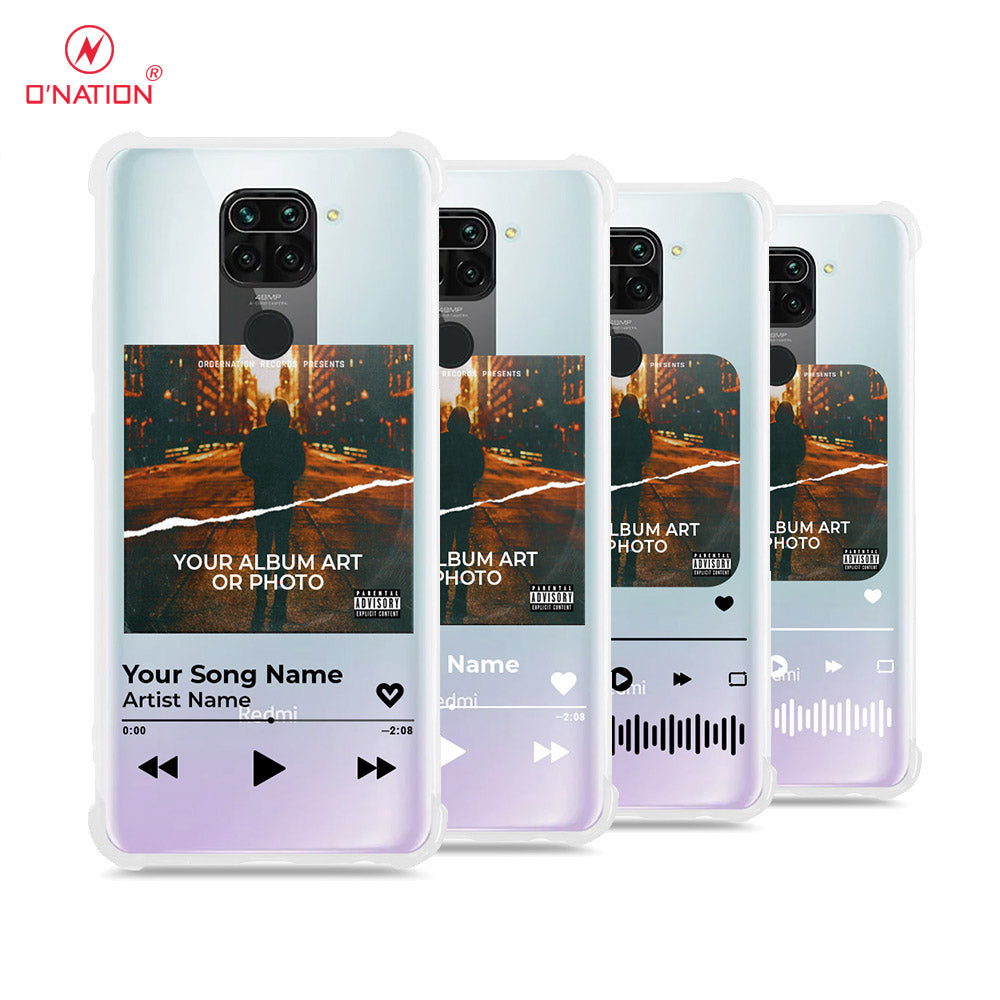 Xiaomi Redmi Note 9 Cover - Personalised Album Art Series - 4 Designs - Clear Phone Case - Soft Silicon Borders