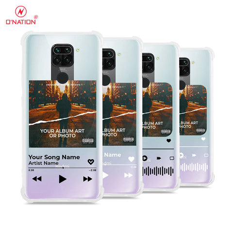Xiaomi Redmi Note 9 Cover - Personalised Album Art Series - 4 Designs - Clear Phone Case - Soft Silicon Borders