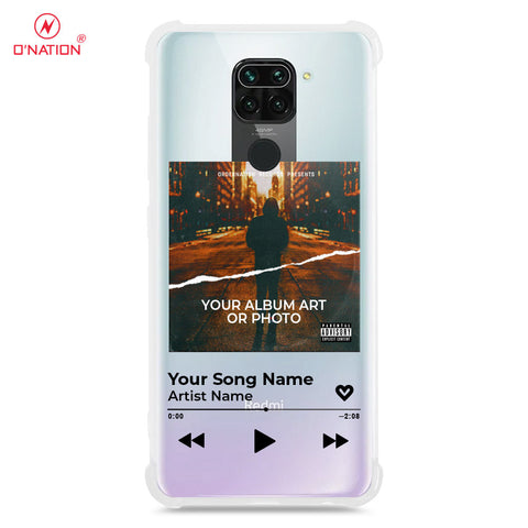 Xiaomi Redmi Note 9 Cover - Personalised Album Art Series - 4 Designs - Clear Phone Case - Soft Silicon Borders