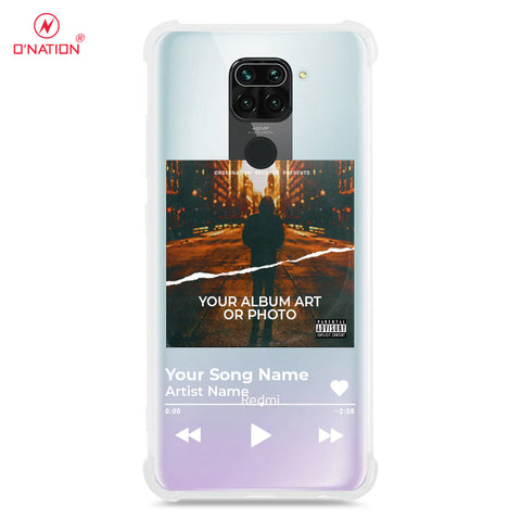 Xiaomi Redmi Note 9 Cover - Personalised Album Art Series - 4 Designs - Clear Phone Case - Soft Silicon Borders
