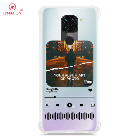 Xiaomi Redmi Note 9 Cover - Personalised Album Art Series - 4 Designs - Clear Phone Case - Soft Silicon Borders