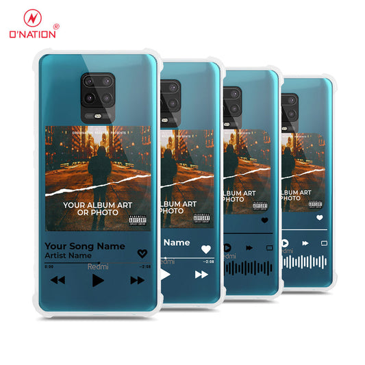 Xiaomi Redmi Note 9s Cover - Personalised Album Art Series - 4 Designs - Clear Phone Case - Soft Silicon Borders