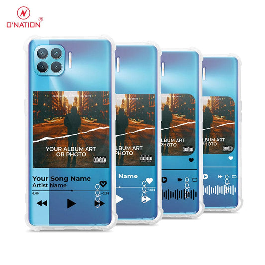 Oppo Reno 4F Cover - Personalised Album Art Series - 4 Designs - Clear Phone Case - Soft Silicon Borders