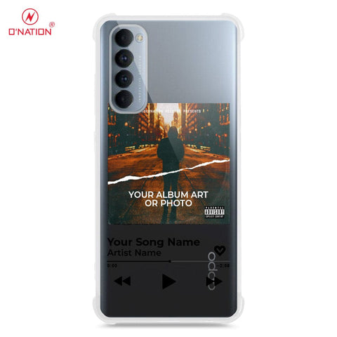 Oppo Reno 4 Pro Cover - Personalised Album Art Series - 4 Designs - Clear Phone Case - Soft Silicon Borders