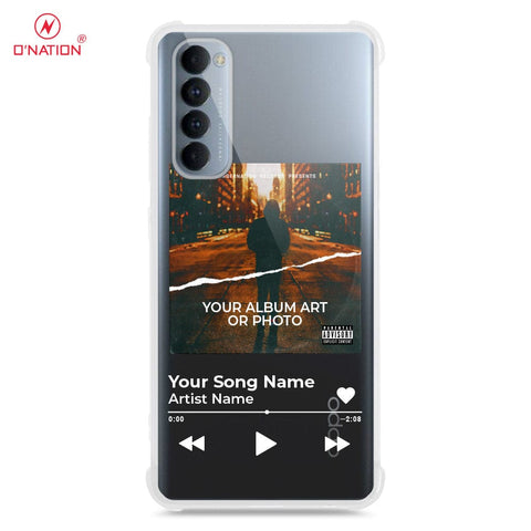 Oppo Reno 4 Pro Cover - Personalised Album Art Series - 4 Designs - Clear Phone Case - Soft Silicon Borders