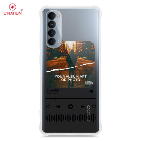 Oppo Reno 4 Pro Cover - Personalised Album Art Series - 4 Designs - Clear Phone Case - Soft Silicon Borders