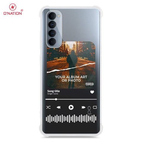 Oppo Reno 4 Pro Cover - Personalised Album Art Series - 4 Designs - Clear Phone Case - Soft Silicon Borders