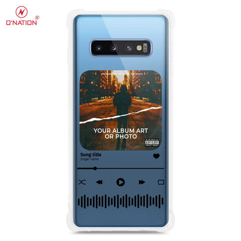 Samsung Galaxy S10 Cover - Personalised Album Art Series - 4 Designs - Clear Phone Case - Soft Silicon Borders