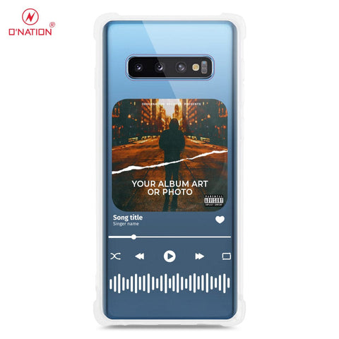 Samsung Galaxy S10 Cover - Personalised Album Art Series - 4 Designs - Clear Phone Case - Soft Silicon Borders