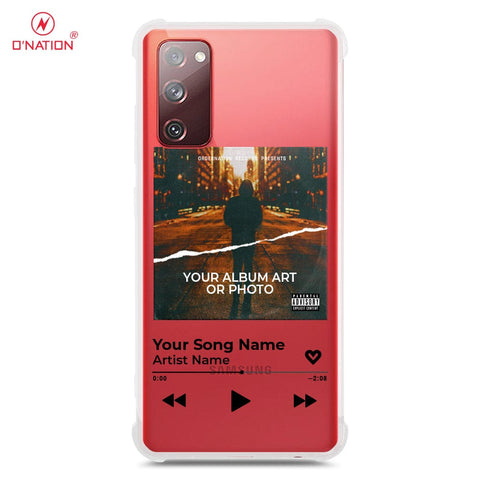 Samsung Galaxy S20 FE Cover - Personalised Album Art Series - 4 Designs - Clear Phone Case - Soft Silicon Borders