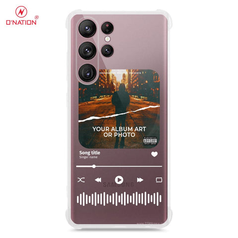 Samsung Galaxy S22 Ultra Cover - Personalised Album Art Series - 4 Designs - Clear Phone Case - Soft Silicon Borders