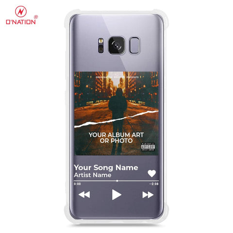 Samsung Galaxy S8 Cover - Personalised Album Art Series - 4 Designs - Clear Phone Case - Soft Silicon Borders