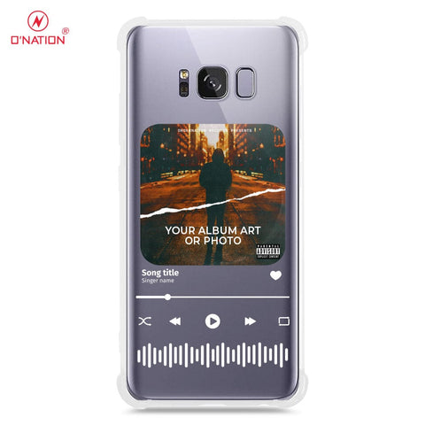 Samsung Galaxy S8 Cover - Personalised Album Art Series - 4 Designs - Clear Phone Case - Soft Silicon Borders