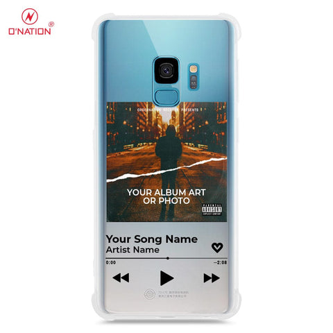 Samsung Galaxy S9 Cover - Personalised Album Art Series - 4 Designs - Clear Phone Case - Soft Silicon Borders