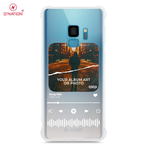 Samsung Galaxy S9 Cover - Personalised Album Art Series - 4 Designs - Clear Phone Case - Soft Silicon Borders