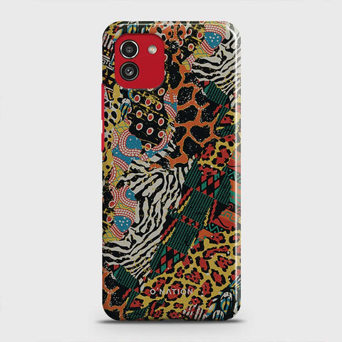 Samsung Galaxy A03  Cover - Bold Dots Series - Matte Finish - Snap On Hard Case with LifeTime Colors Guarantee