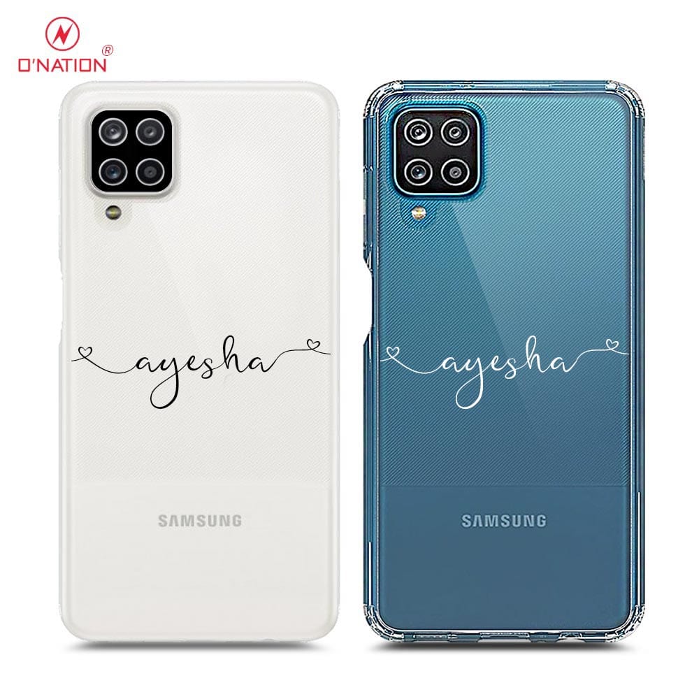 Samsung Galaxy A12 Cover Personalised Name Series Designs