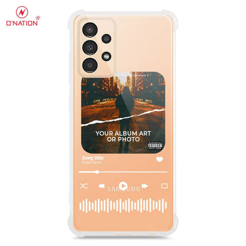 Samsung Galaxy A13 Cover - Personalised Album Art Series - 4 Designs - Clear Phone Case - Soft Silicon Borders