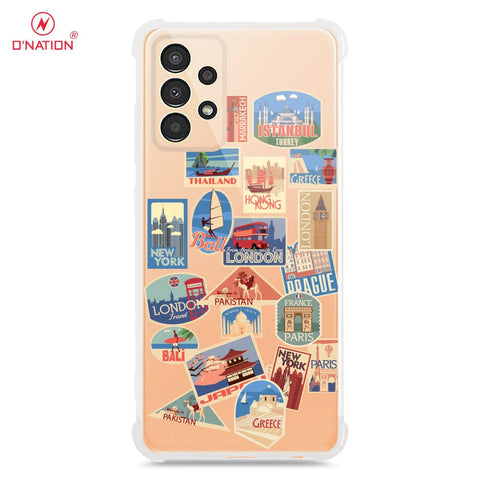 Samsung Galaxy A13 Cover - Personalised Boarding Pass Ticket Series - 5 Designs - Clear Phone Case - Soft Silicon Borders