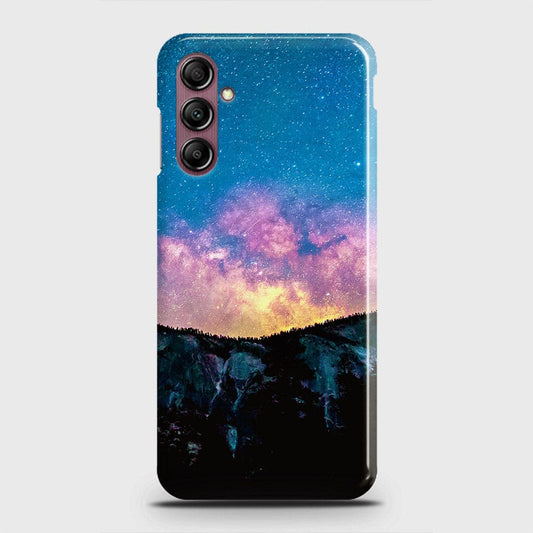 Samsung Galaxy A14 4G Cover - Embrace Dark Galaxy  Trendy Printed Hard Case with Life Time Colors Guarantee