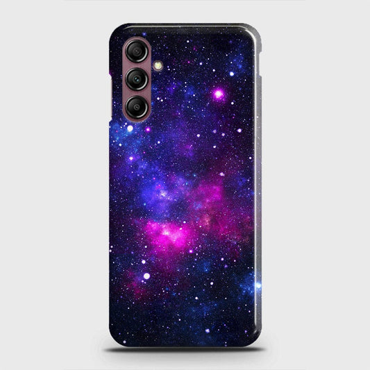 Samsung Galaxy A14 4G Cover - Dark Galaxy Stars Modern Printed Hard Case with Life Time Colors Guarantee
