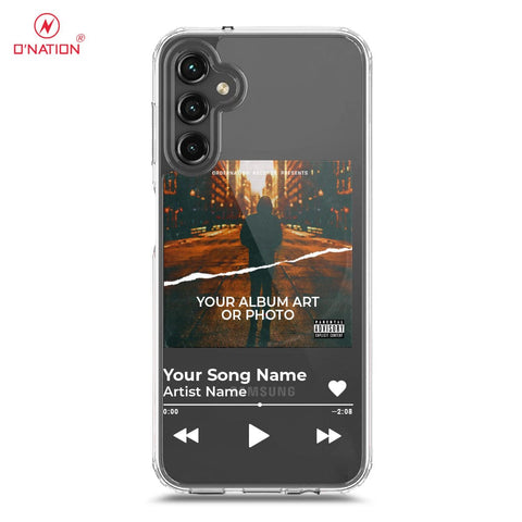 Samsung Galaxy A14  Cover - Personalised Album Art Series - 4 Designs - Clear Phone Case - Soft Silicon Borders