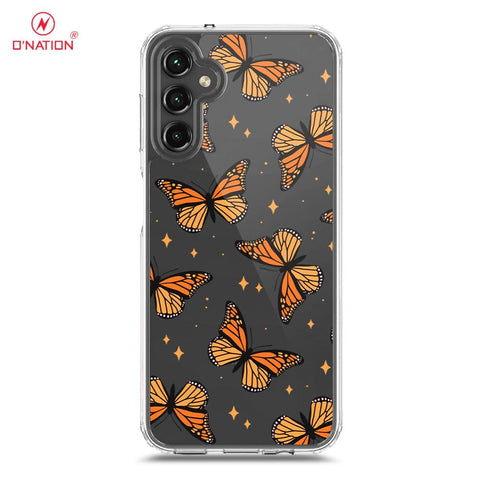 Samsung Galaxy A14 5G Cover - O'Nation Butterfly Dreams Series - 9 Designs - Clear Phone Case - Soft Silicon Borders
