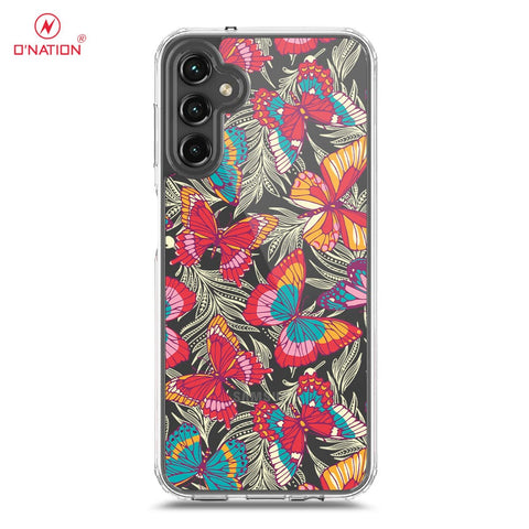 Samsung Galaxy A14 5G Cover - O'Nation Butterfly Dreams Series - 9 Designs - Clear Phone Case - Soft Silicon Borders