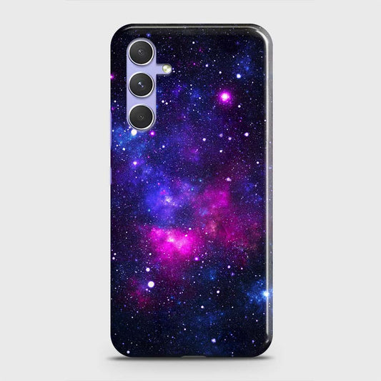 Samsung Galaxy A34 5G Cover - Dark Galaxy Stars Modern Printed Hard Case with Life Time Colors Guarantee