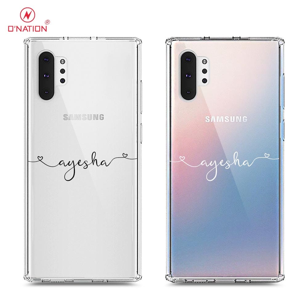 Custom Note 10 Plus Samsung Galaxy Note 10 Plus Cover - Personalised Name Series - 8 Desig ...