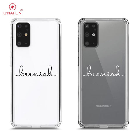 Samsung Galaxy S20 Plus Cover - Personalised Name Series - 8 Designs - Clear Phone Case - Soft Silicon Borders