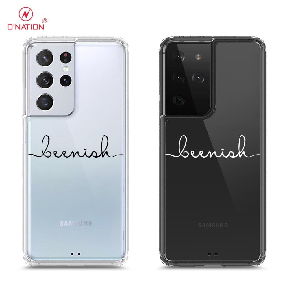 Samsung Galaxy S21 Ultra 5G Cover Personalised Name Series