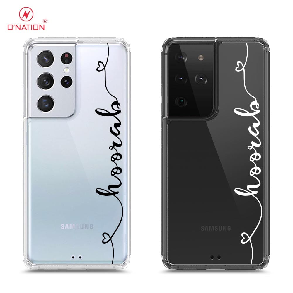 Samsung Galaxy S21 Ultra 5G Cover Personalised Name Series