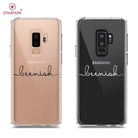 Samsung Galaxy S9 Plus Cover - Personalised Name Series - 8 Designs - Clear Phone Case - Soft Silicon Borders