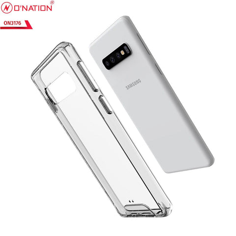 Samsung Galaxy S10 5G Cover - ONation Essential Series - Premium Quality No Yellowing Drop Tested Tpu+Pc Clear Soft Edges