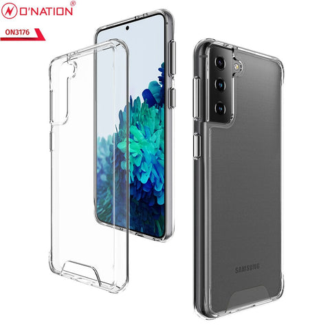 Samsung Galaxy S21 Plus 5G Cover - ONation Essential Series - Premium Quality No Yellowing Drop Tested Tpu+Pc Clear Soft Edges