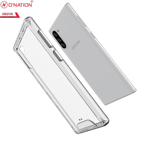 Samsung Galaxy Note 10 Cover - ONation Essential Series - Premium Quality No Yellowing Drop Tested Tpu+Pc Clear Soft Edges