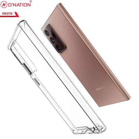 Samsung Galaxy Note 20 Ultra Cover - ONation Essential Series - Premium Quality No Yellowing Drop Tested Tpu+Pc Clear Soft Edges