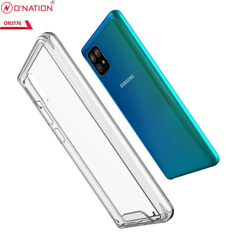 Samsung Galaxy A81 Cover - ONation Essential Series - Premium Quality No Yellowing Drop Tested Tpu+Pc Clear Soft Edges