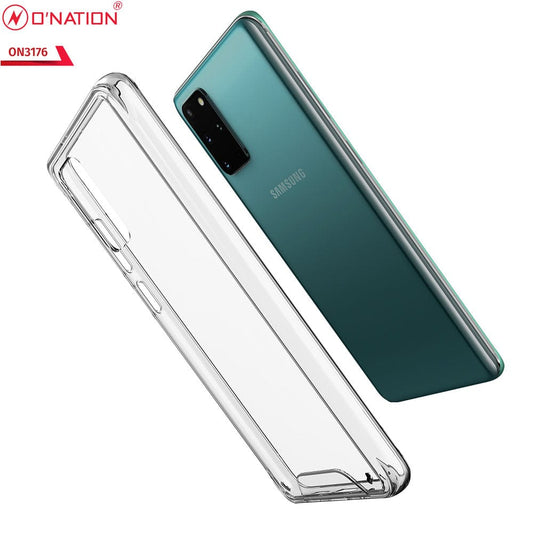 Samsung Galaxy S20 Plus Cover - ONation Essential Series - Premium Quality No Yellowing Drop Tested Tpu+Pc Clear Soft Edges