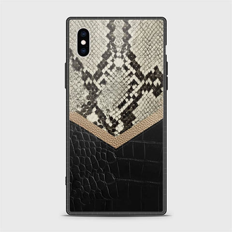 iPhone XS Cover - Printed Skin Series - HQ Ultra Shine Premium Infinity Glass Soft Silicon Borders Casee