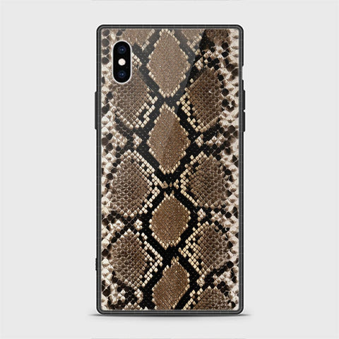 iPhone XS Cover - Printed Skin Series - HQ Ultra Shine Premium Infinity Glass Soft Silicon Borders Casee