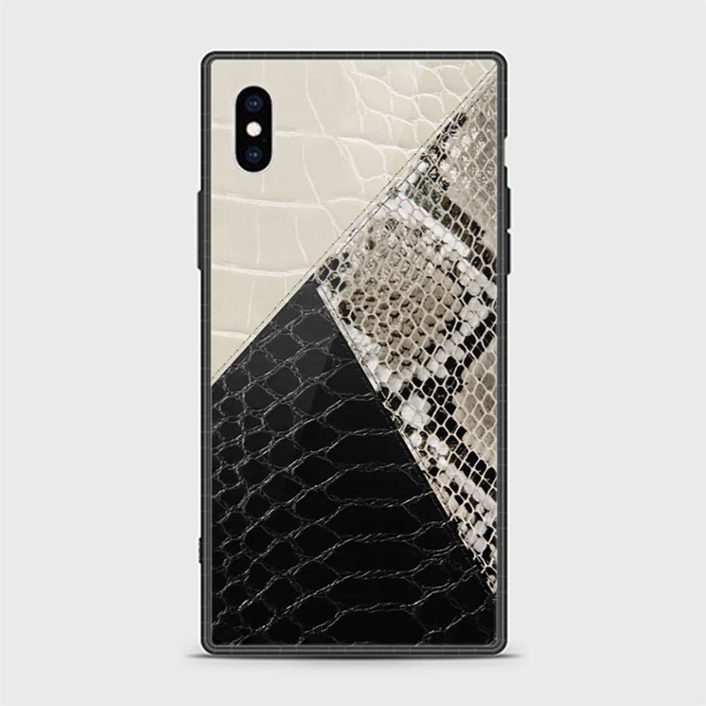 iPhone XS Max Cover - Printed Skin Series - HQ Ultra Shine Premium Infinity Glass Soft Silicon Borders Casee