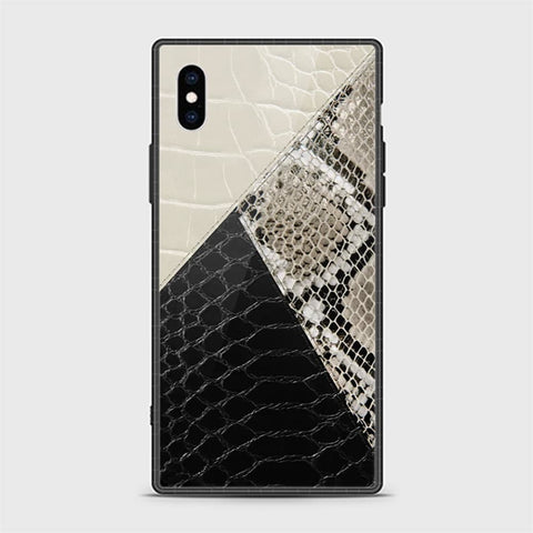 iPhone XS Max Cover - Printed Skin Series - HQ Ultra Shine Premium Infinity Glass Soft Silicon Borders Casee