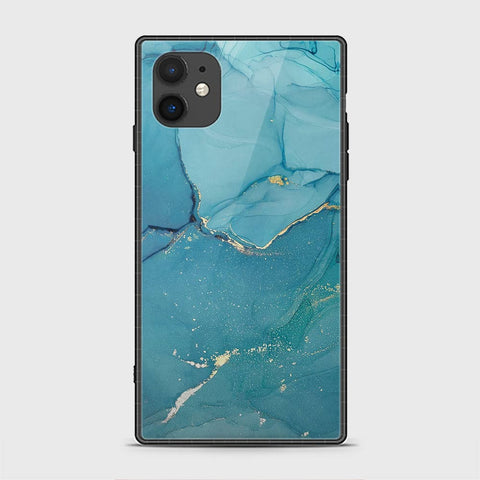 iPhone 11 Cover - Mystic Marble Series - HQ Ultra Shine Premium Infinity Glass Soft Silicon Borders Casee