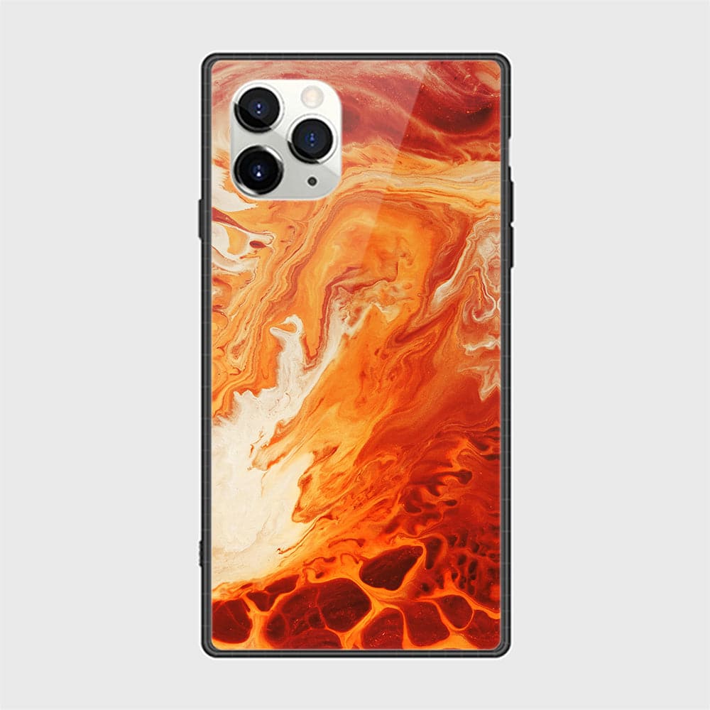 iPhone 12 Pro Max Cover - Mystic Marble Series - HQ Ultra Shine Premium Infinity Glass Soft Silicon Borders Casee