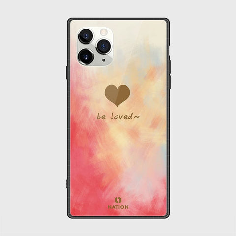 iPhone 11 Pro Cover - Onation Heart Series - HQ Ultra Shine Premium Infinity Glass Soft Silicon Borders Casee