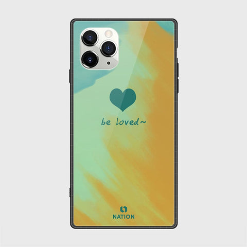 iPhone 11 Pro Cover - Onation Heart Series - HQ Ultra Shine Premium Infinity Glass Soft Silicon Borders Casee